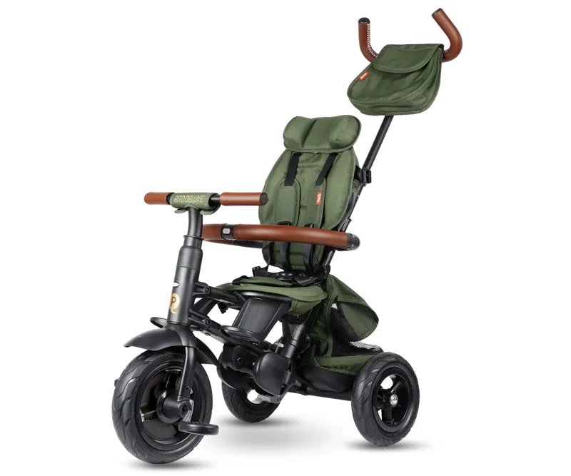 MILLY MALLY 6298 Qplay Rowerek Trójkołowy Rito Deluxe Rubber Olive