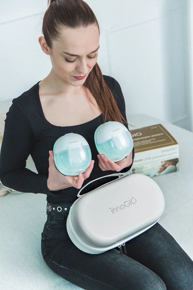 INNOGIO GIO-361 Podwójny Muszlowy Laktator Elektryczny GIOmum Premium Warm Double