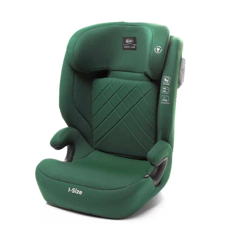 4 BABY Fotelik NERO 100-150 cm DARK GREEN I-SIZE