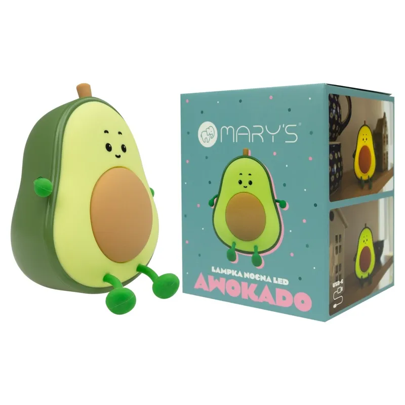 MARY'S MW61411 Lampka Nocna LED Avokado