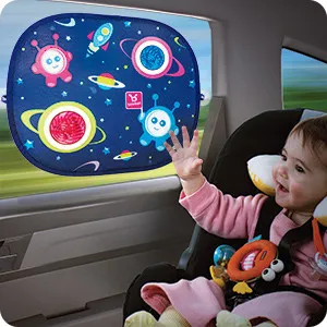 BENBAT BENB-SS602 Zasłonka Przeciwsłoneczna Na Szybę 2 szt. Kosmos