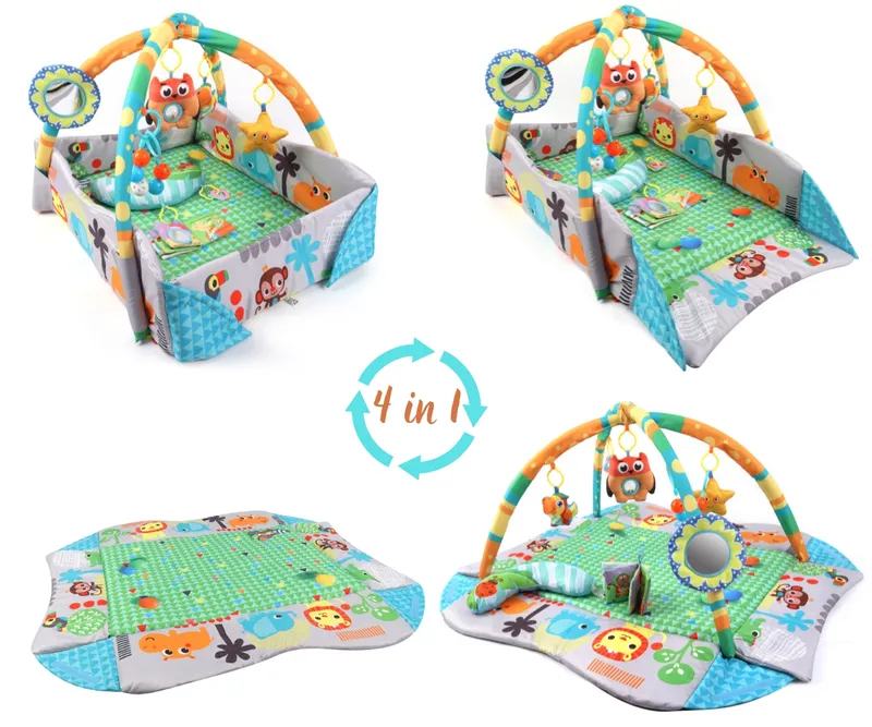 MILLY MALLY 6142 TinyMini JL628-1B Mata Edukacyjna 4w1 Dżungla