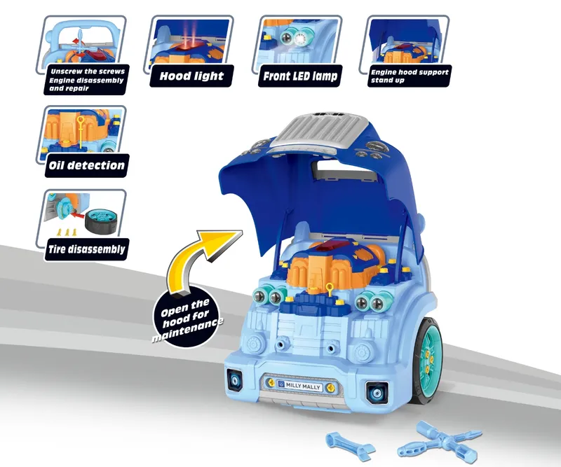 MILLY MALLY 6430 Silnik Rozkręcalny N-Gine Blue