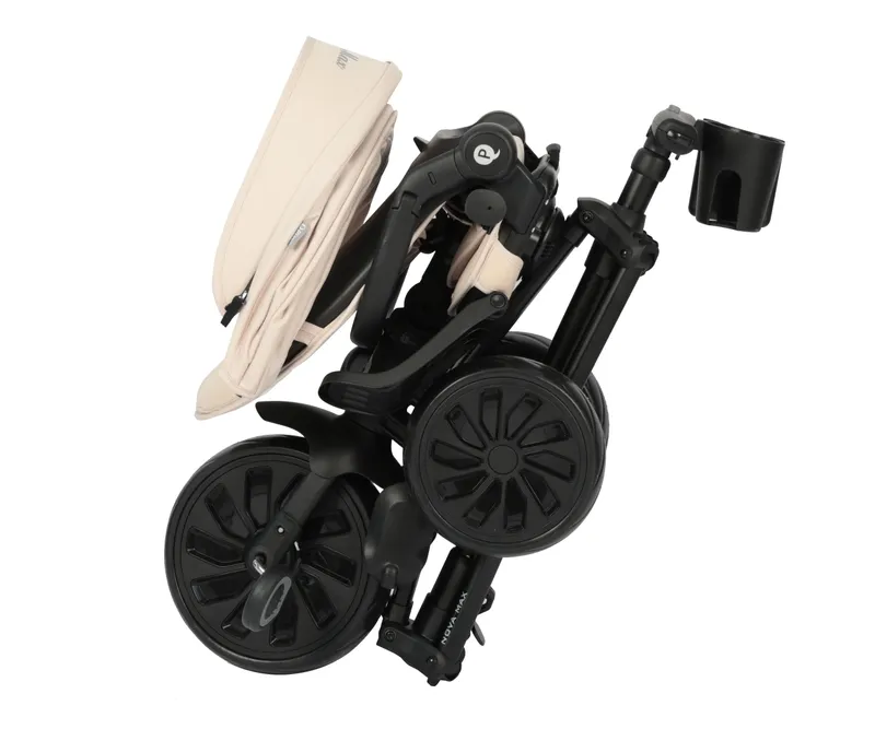MILLY MALLY 6304 Qplay Rowerek Trójkołowy Nova Max Beige