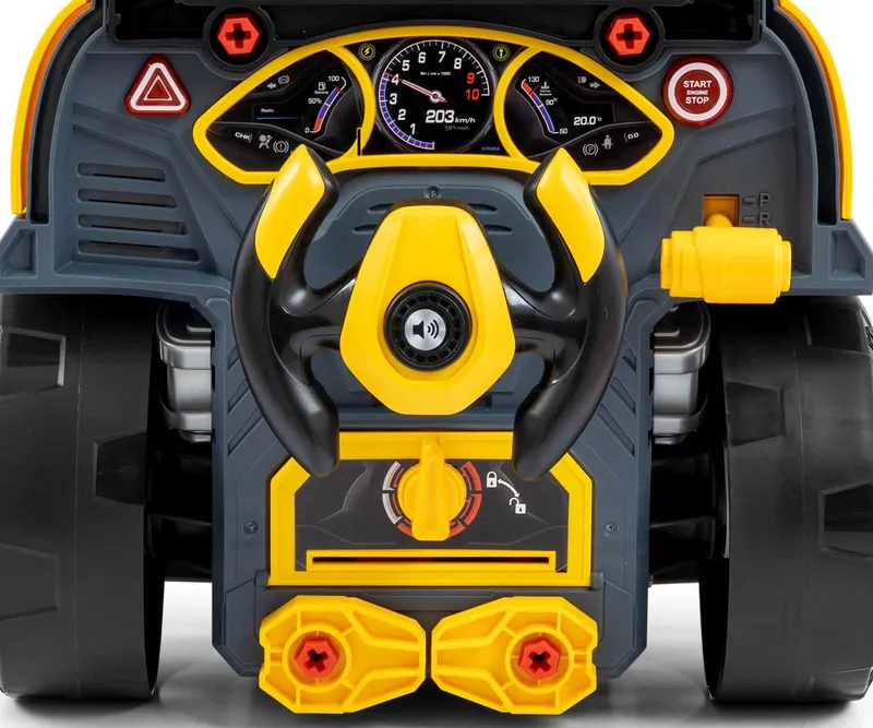 MILLY MALLY 6429 Silnik Rozkręcalny N-Gine Yellow