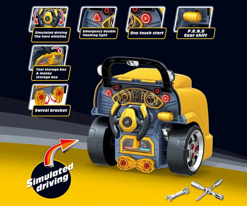 MILLY MALLY 6429 Silnik Rozkręcalny N-Gine Yellow