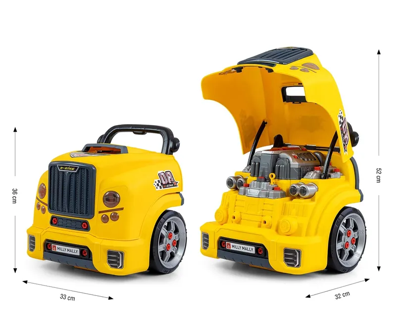 MILLY MALLY 6429 Silnik Rozkręcalny N-Gine Yellow