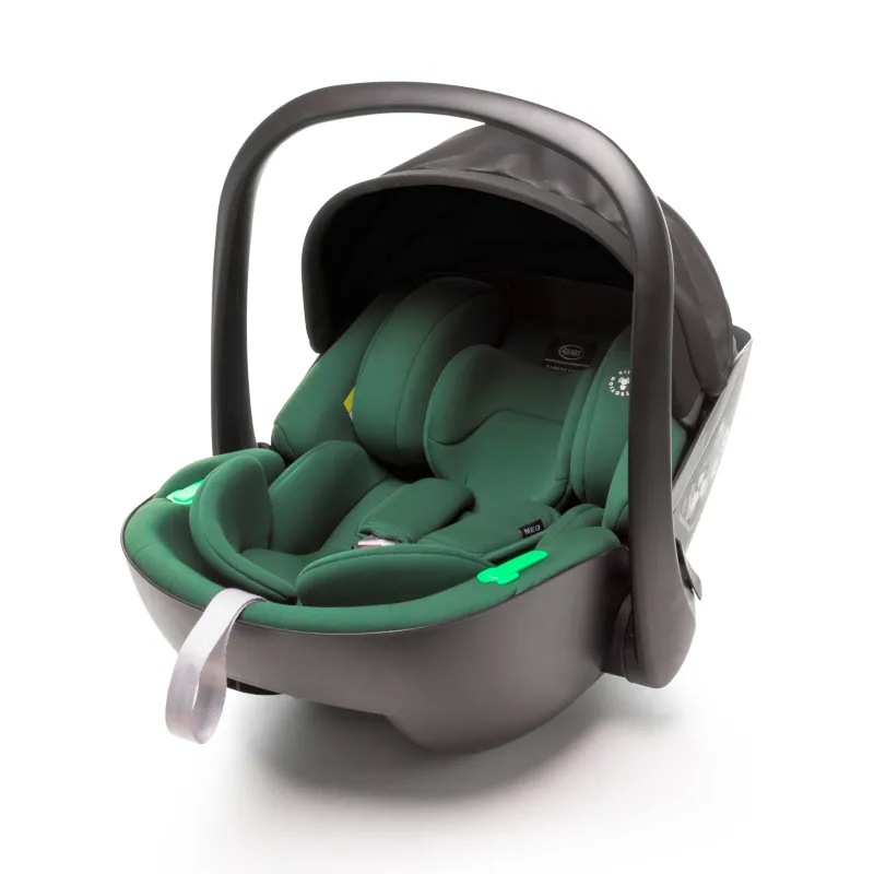 4 BABY Fotelik NEO 40-87CM DARK GREEN I-SIZE