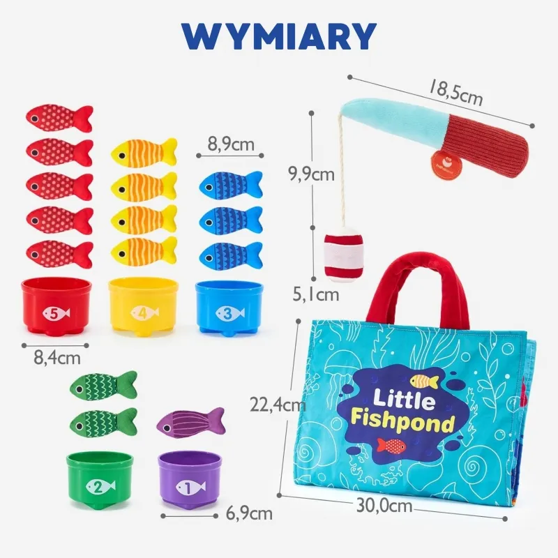 WOOPIE 54566 Zestaw Małego Wędkarz Nauka Liczenia
