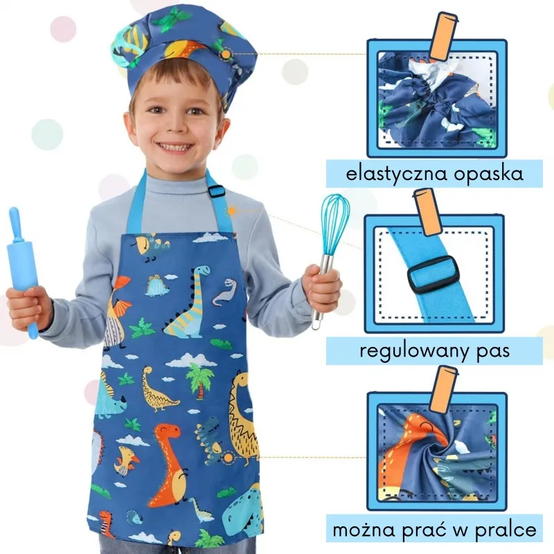 WOOPIE 54474 Dino Zestaw Małego Kucharza