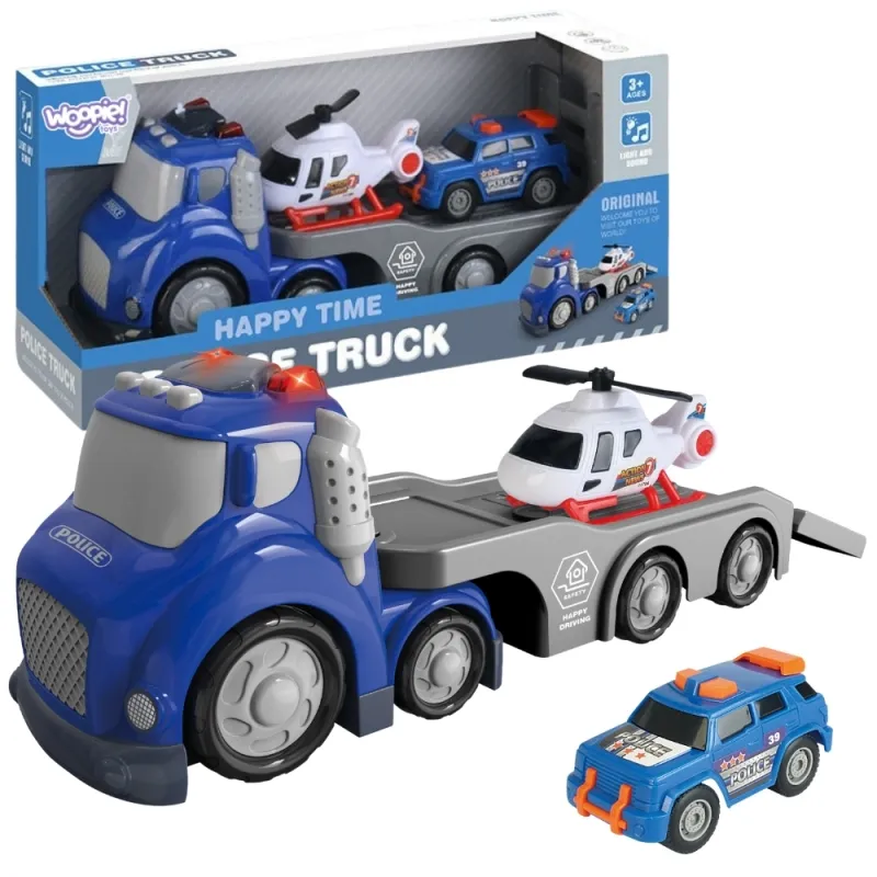 WOOPIE 53149 Laweta Policyjna City Truck - Niebieska