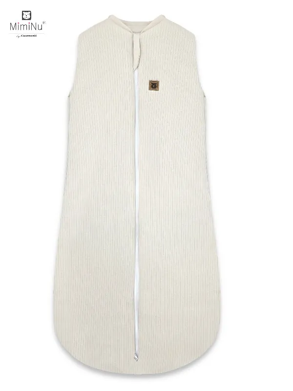 KIECZMERSKI Śpiworek Do Spania Całoroczny MIMINU SOFT TEDDY 2,5 TOG Beż 62/76CM 3-12M