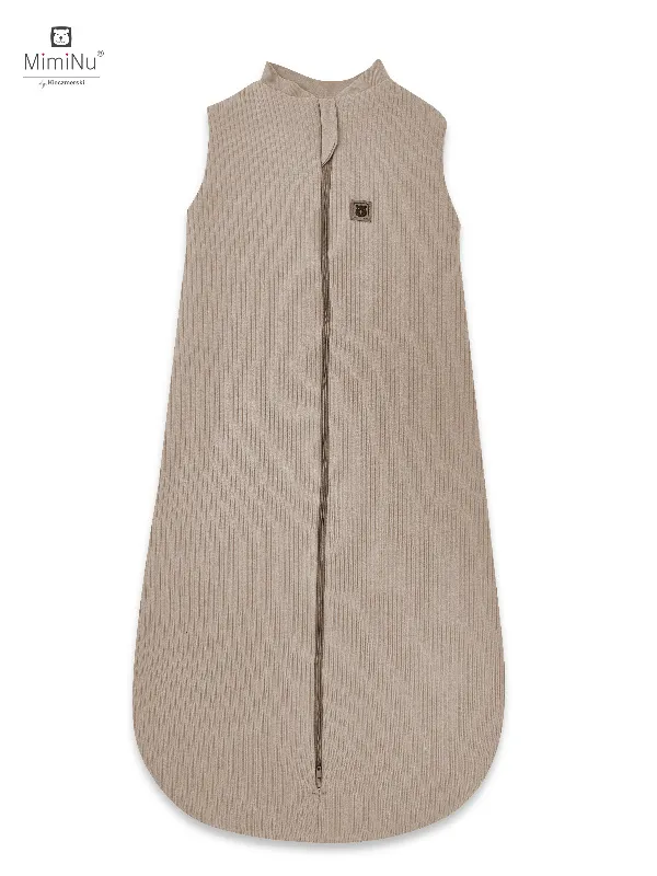 KIECZMERSKI Śpiworek Do Spania Całoroczny MIMINU SOFT TEDDY 2,5 TOG Mokka 62/76CM 3-12M