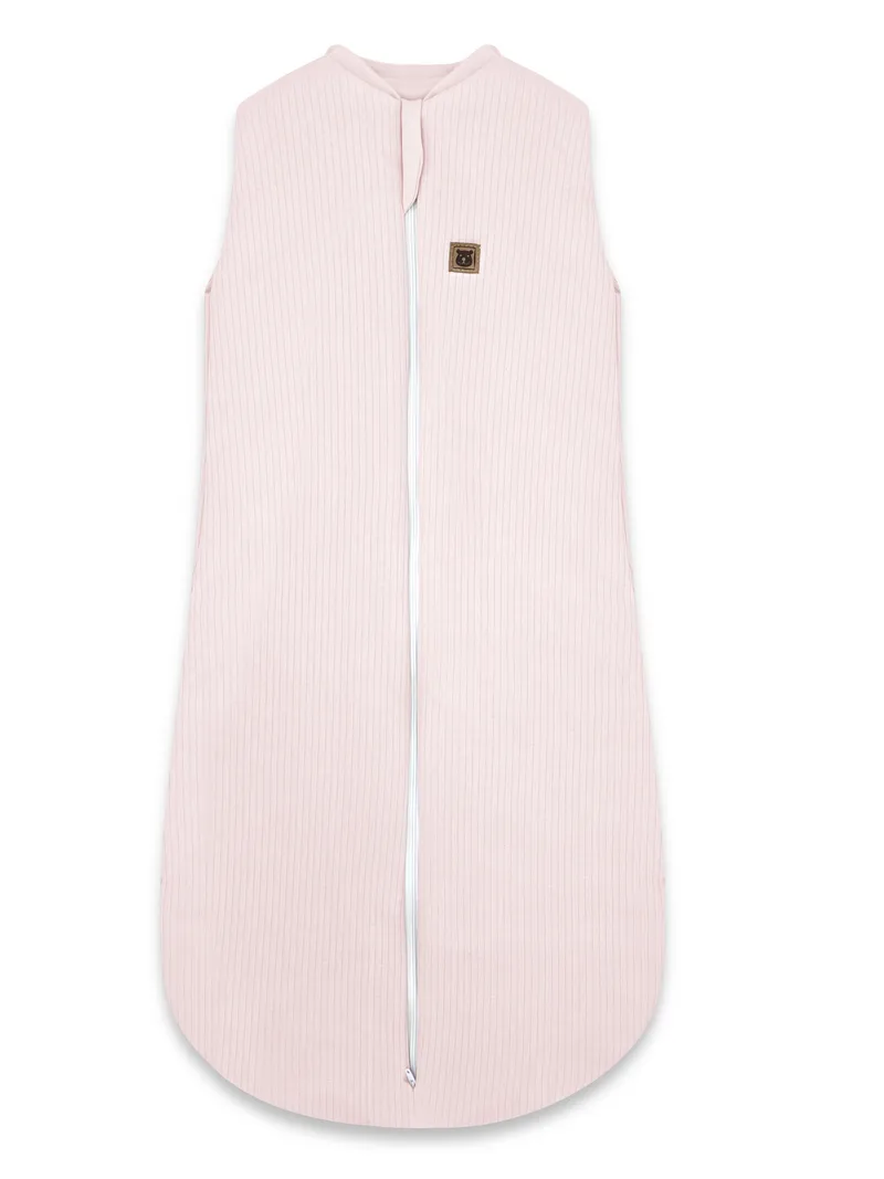 KIECZMERSKI Śpiworek Do Spania Całoroczny MIMINU SOFT TEDDY 2,5 TOG Pudrowy Róż 62/76CM 3-12M