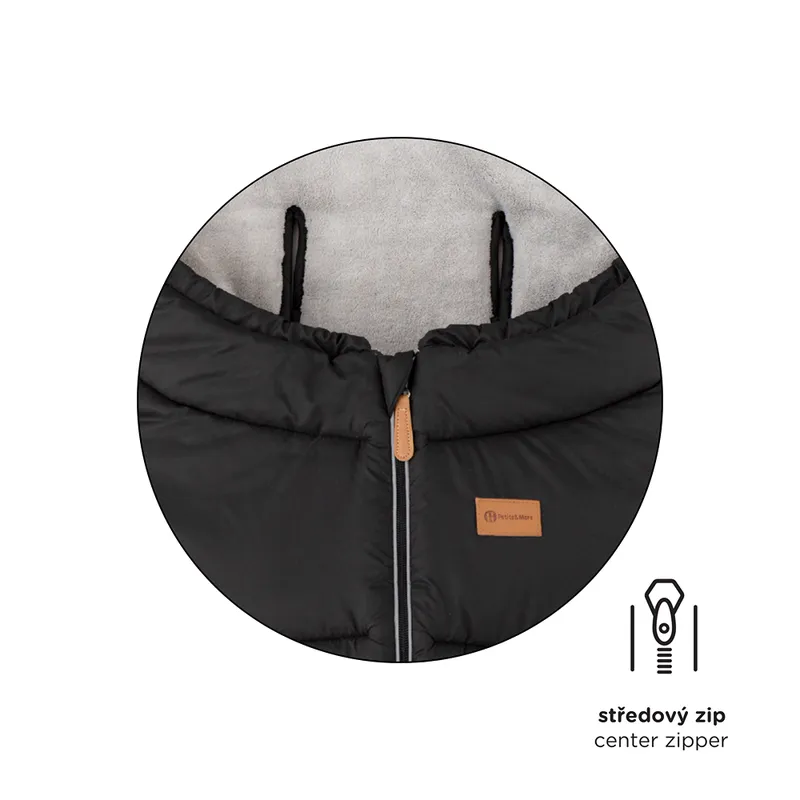 PETITE&MARS 531906 Zimowy Śpiworek Jibot 3w1 Ink Black
