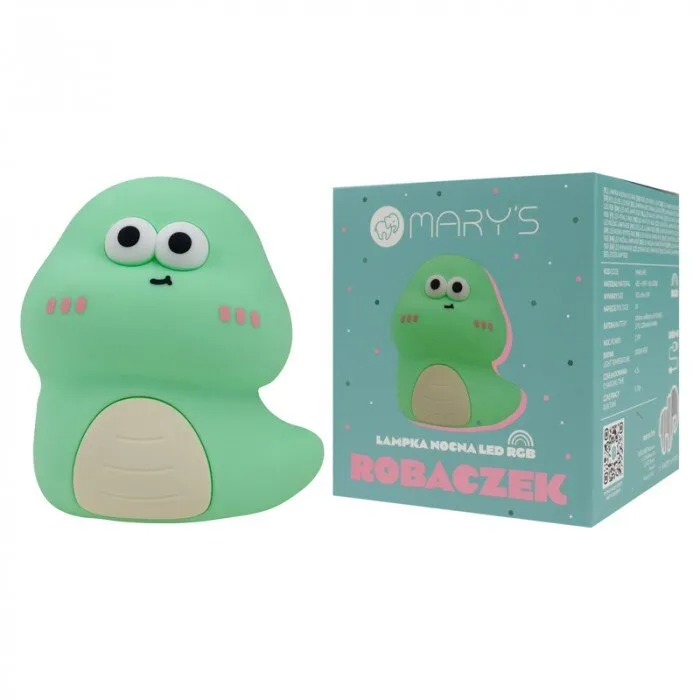 MARY'S MW61492 Lampka Nocna LED Robaczek - Zielony