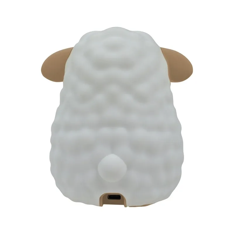 MARY'S MW61484 Lampka Nocna LED RGB Owieczka Z Budzikiem