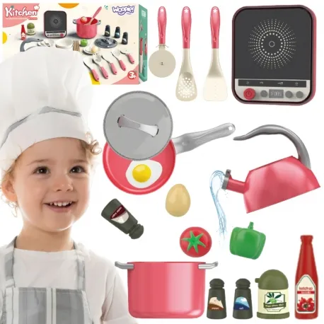 WOOPIE 56515 Zestaw Narzędzi Kuchennych - Różowy