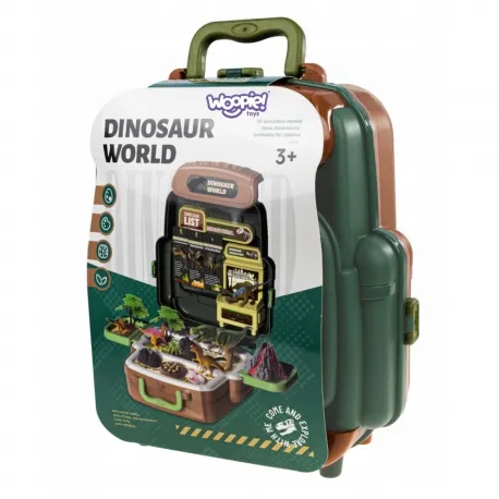 WOOPIE 57093 Walizka Dinosaur World - Edukacyjny Zestaw