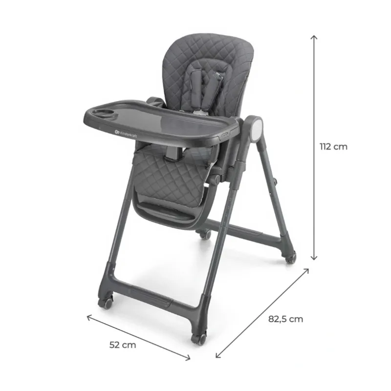 KINDERKRAFT Krzesełko TULO Grey