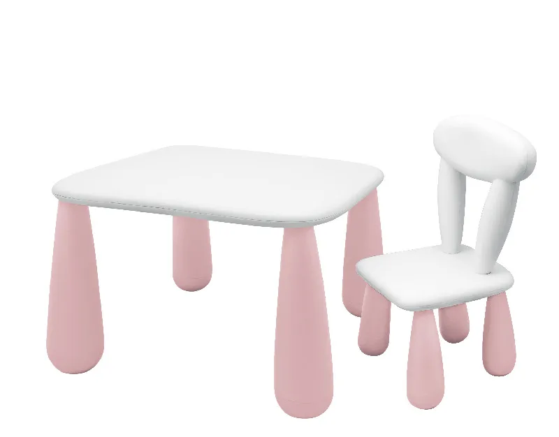 MALTEX SET LUNA CLASSIC Stolik Dla Dzieci + Krzesełko Biały/Różowy
