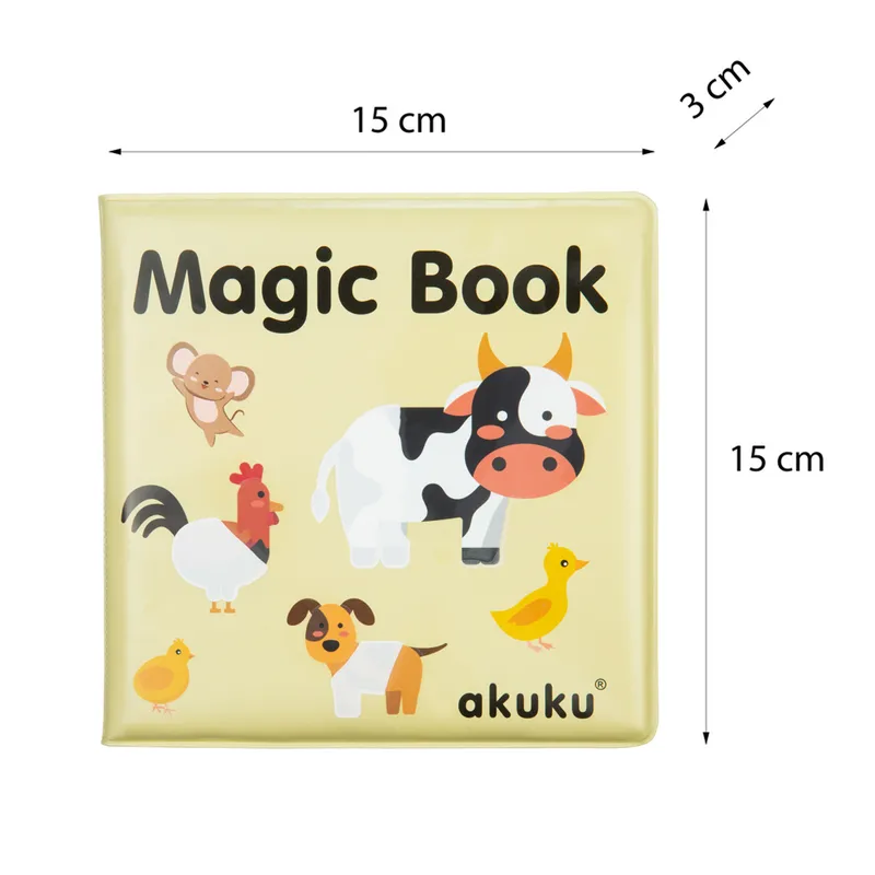 AKUKU A0708 Magiczna Książeczka Edukacyjna Farma
