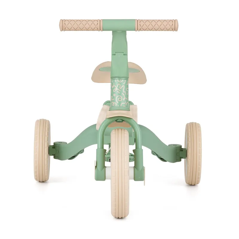 PETITE&MARS 613480 Wielofunkcyjny Rowerek Trójkołowy 5w1 Turbo Green Twist