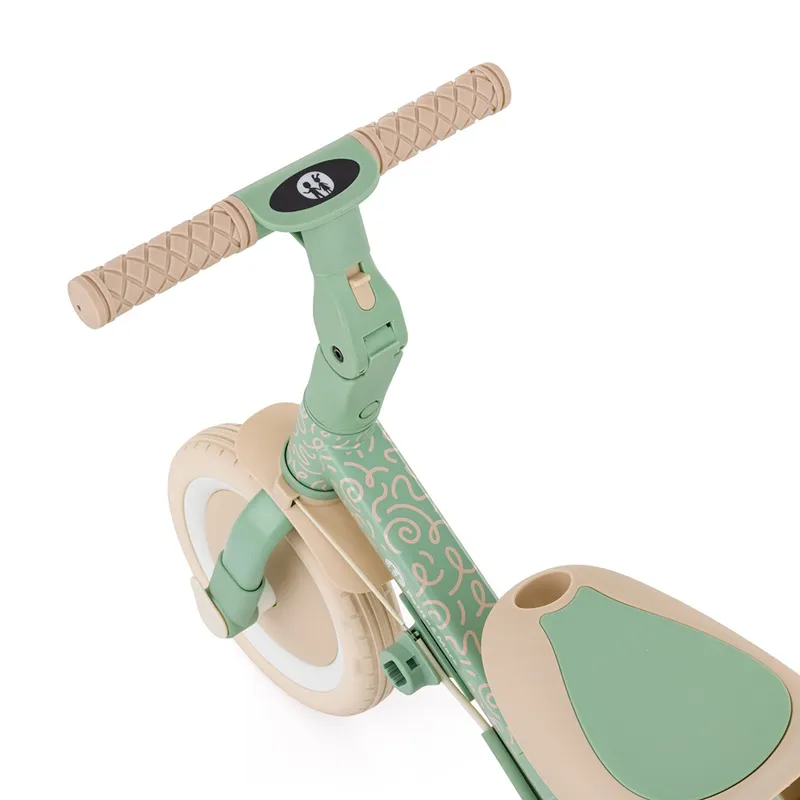 PETITE&MARS 613480 Wielofunkcyjny Rowerek Trójkołowy 5w1 Turbo Green Twist