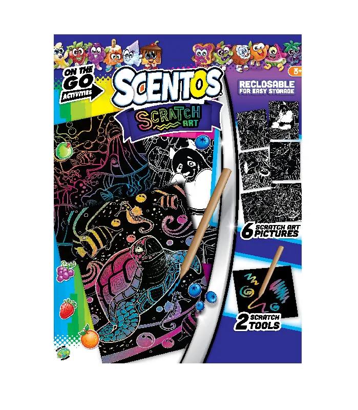SCIENTOS ST 10533 Pachnący Zestaw - Kreatywna Teczka Display 12 szt