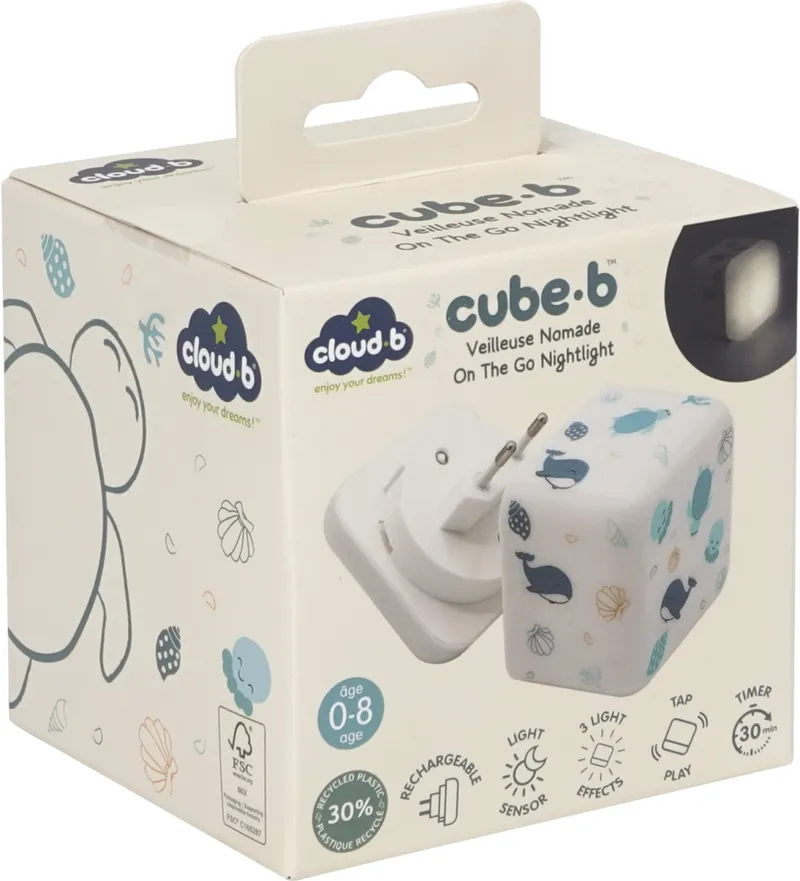 CLOUD B CLTT-1200 Lampka Nocna CUBE B-OCEAN