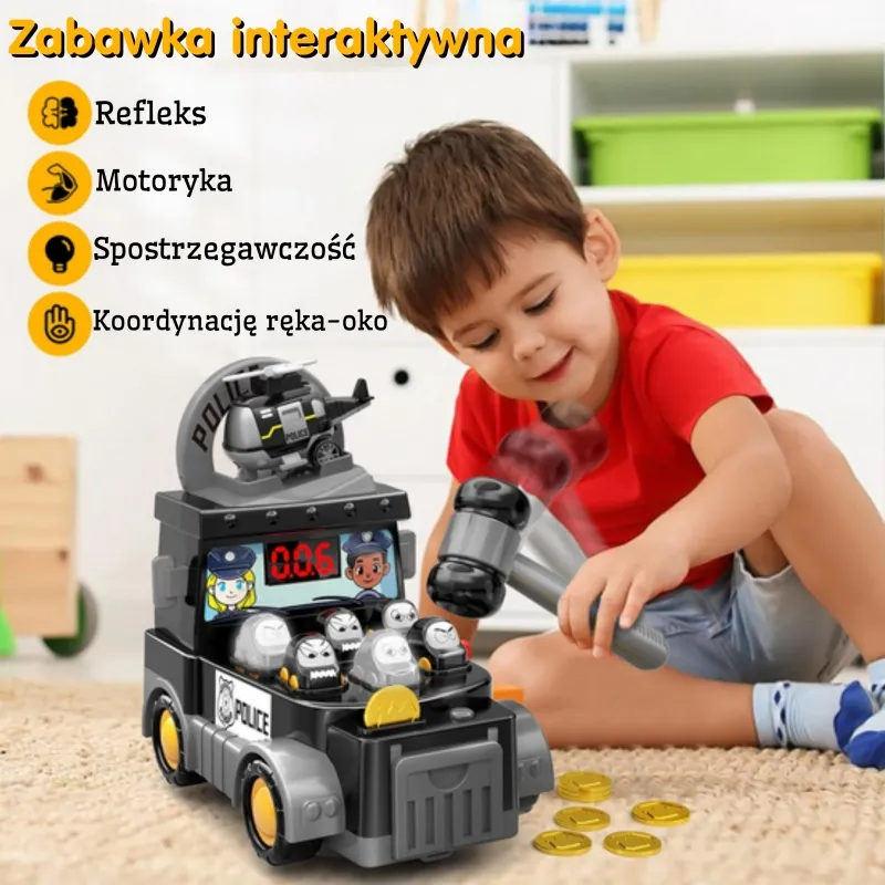 WOOPIE 55143 Gra Wbijanka Policyjna
