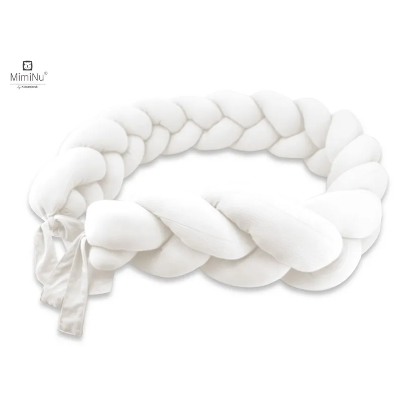 KIECZMERSKI Ochraniacz - Warkocz MIMINU SOFT 220-240CM Śmietanka