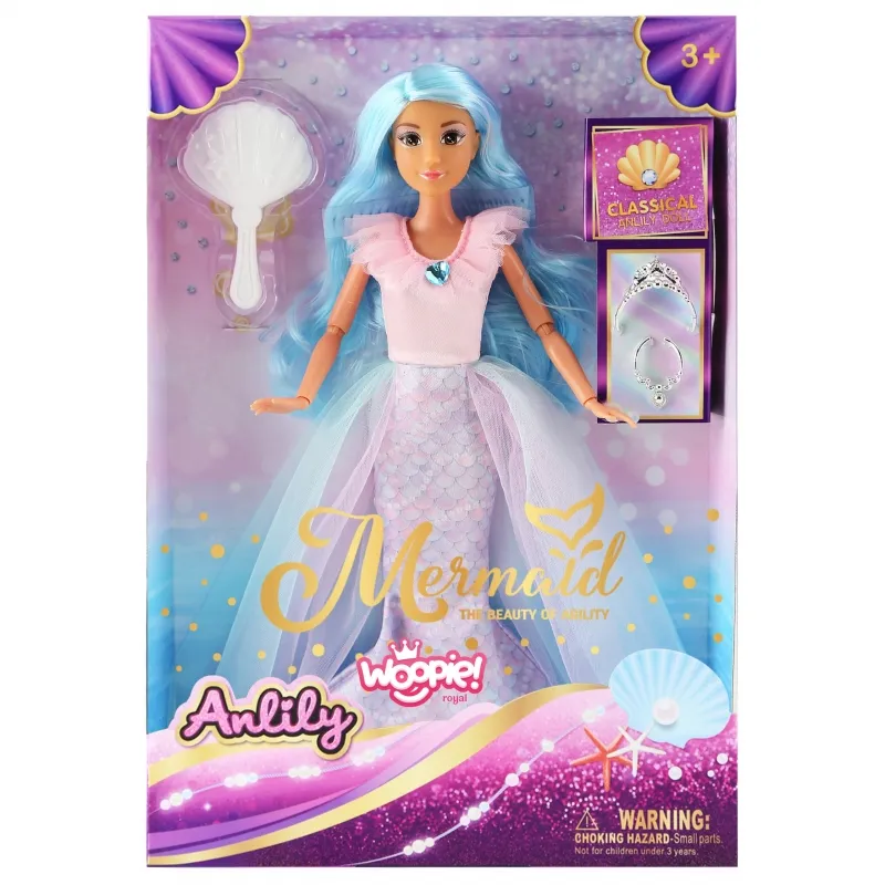 WOOPIE 58021 Royal Lalka Lili - Syrenka Z Akcesoriami