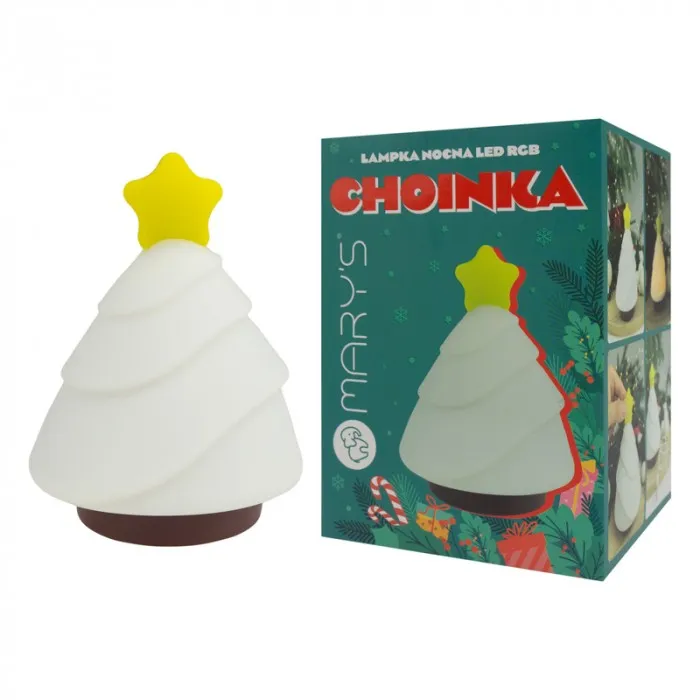 MARY'S MW61107 Lampka Nocna LED Choinka RGB