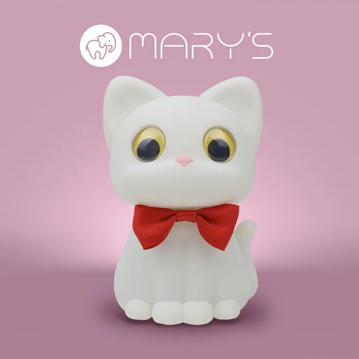 MARY'S MW61590 Lampka Nocna LED Uroczy Kotek
