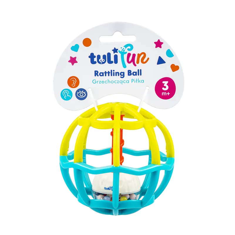 TULI FUN TF 30140 Grzechocząca Piłka Miks 3 Kolorów