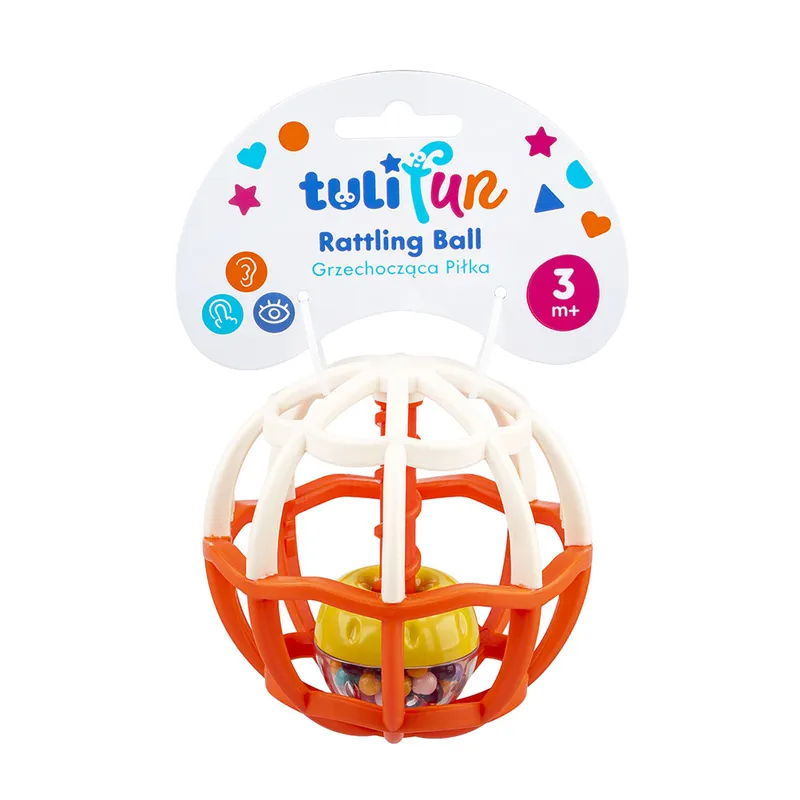 TULI FUN TF 30140 Grzechocząca Piłka Miks 3 Kolorów