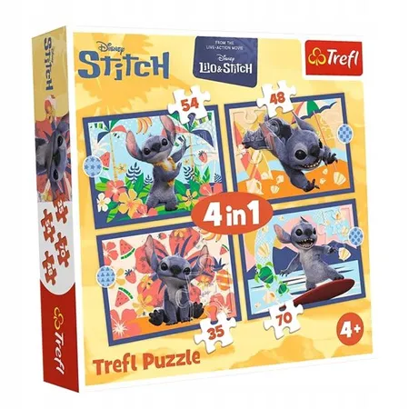 TREFL 34666 Puzzle 4w1 Wakacje Na Hawajach