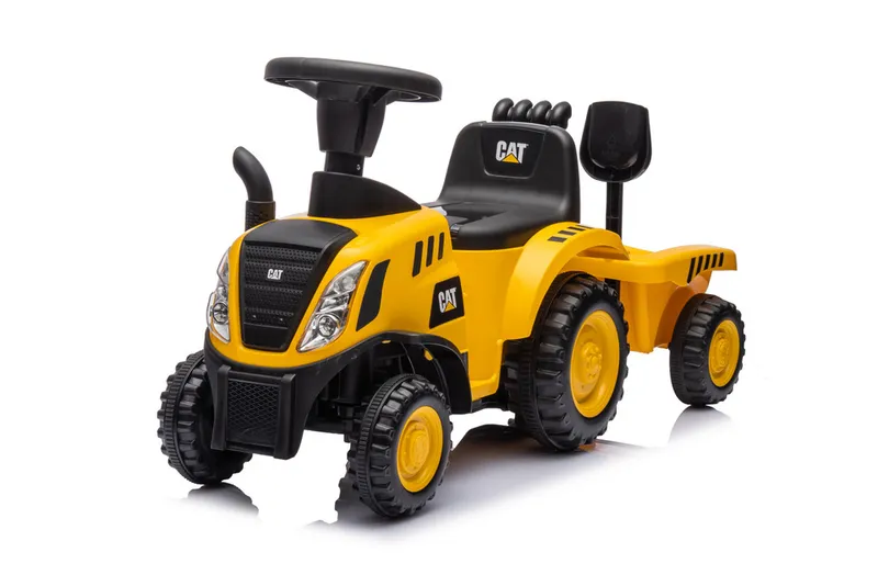 MOOVKEE Traktor Z Przyczepą CAT Yellow