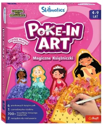 TREFL 62611 Skillmatics Poke-In Art Magiczne Księżniczki