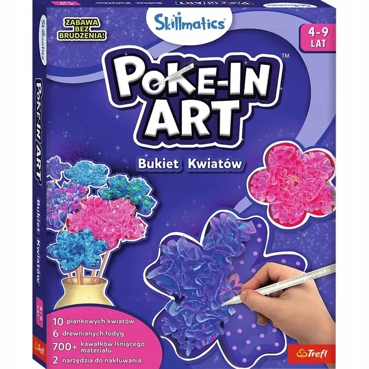 TREFL 62612 Skillmatics Poke-In Art Bukiet Kwiatów
