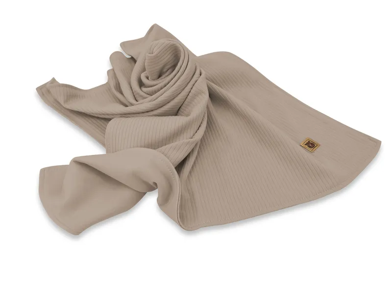 KIECZMERSKI Kocyk 75x100 cm MIMINU SOFT Interlock Bawełna 100% Mokka