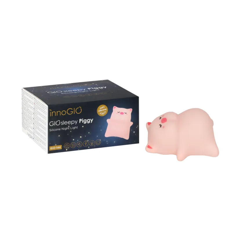 INNOGIO GIO-144 Silikonowa Lampka Nocna GIOsleepy Piggy