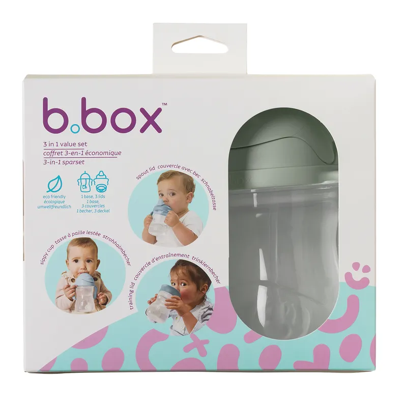 B.BOX BB001346 Kubek 3w1 Zestaw 240 ml Sage