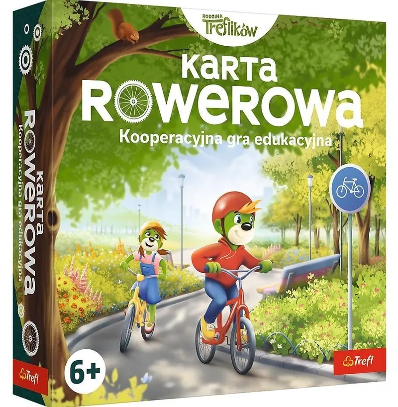 TREFL 02910 Gra Karta Rowerowa / Rodzina Treflików