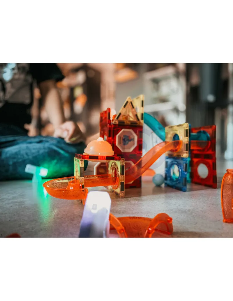 WOOPIE 40000 Magnetyczne Klocki Tor Świetlny 75 el