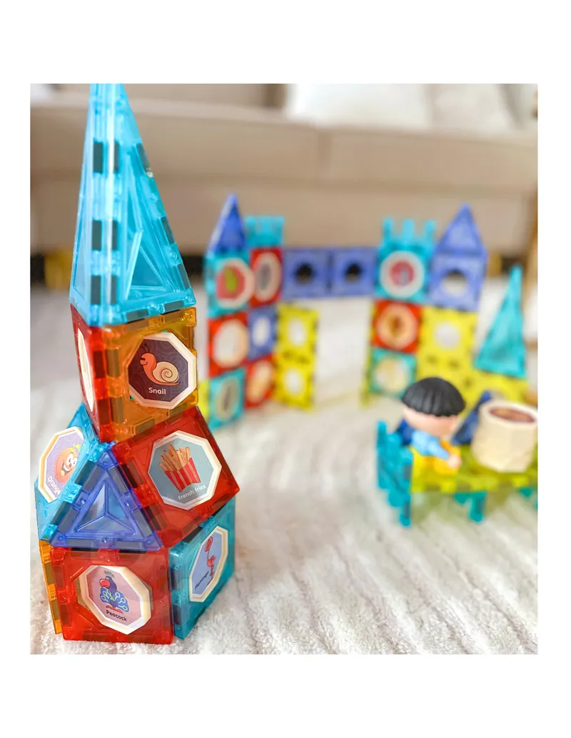 WOOPIE 43056 Klocki Magnetyczne Zamek 98 el