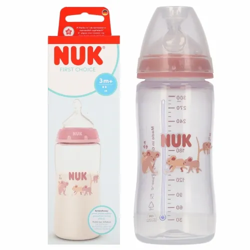 NUK 216343 Butelka 300ml + Smoczek +3M FC KOALA