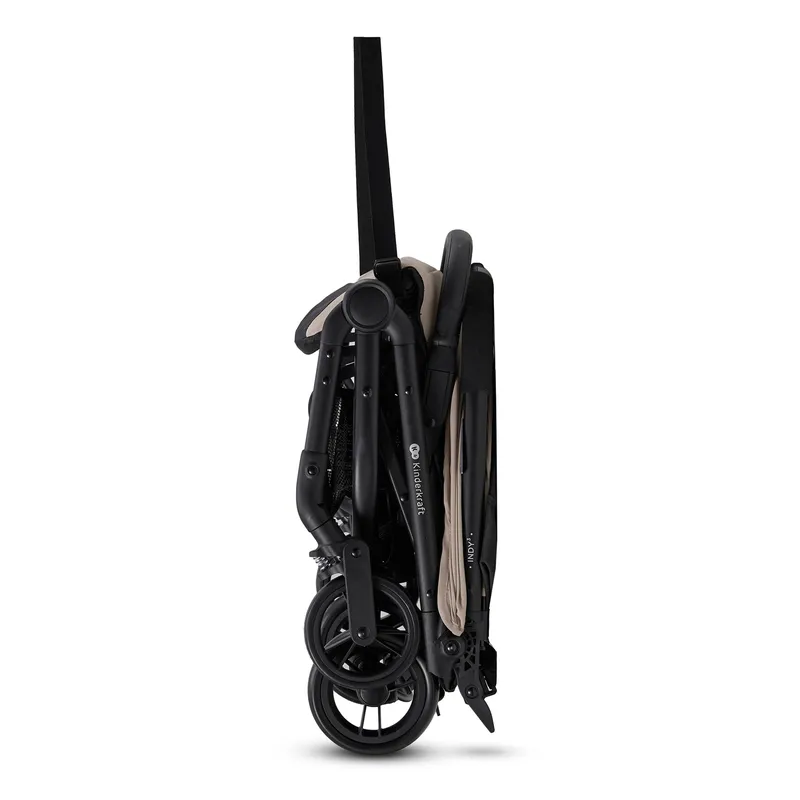 KINDERKRAFT Wózek Spacerowy INDY 3 Coal Black
