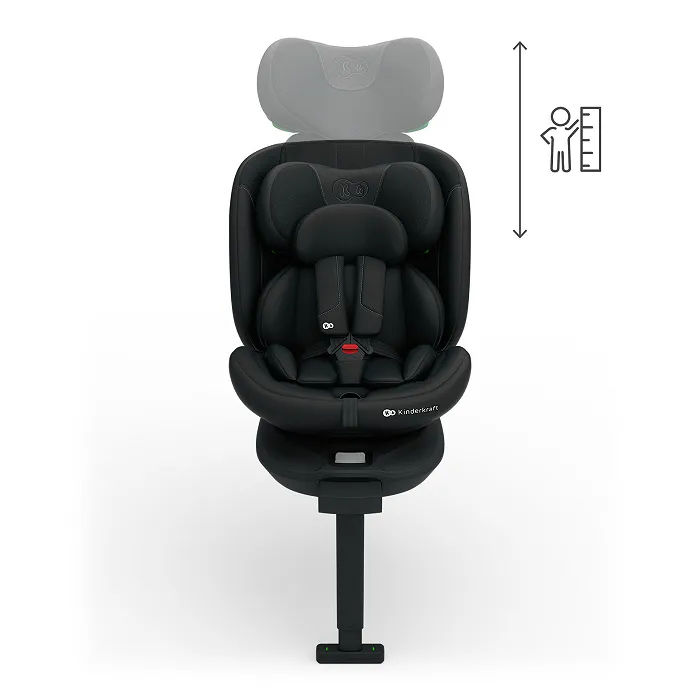 KINDERKRAFT Fotelik Samochodowy I-360 2 PLUS I-Size Black